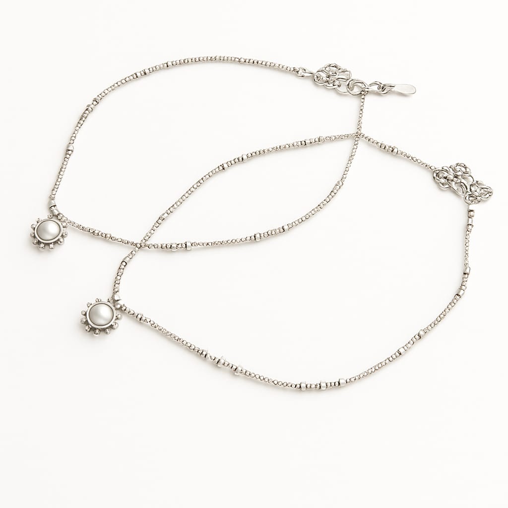 Silver Anklets