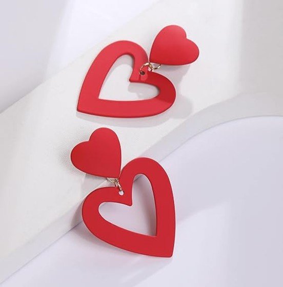 Double Heart Earrings