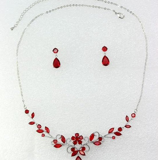 Crystal Floral Necklace